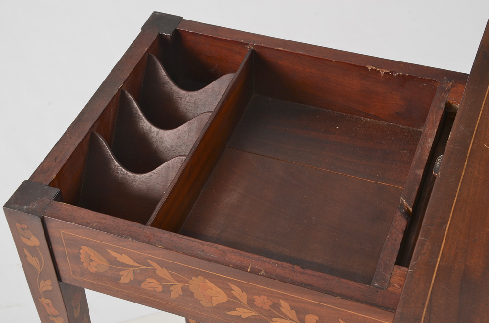 Inlaid Mahogany Game Table