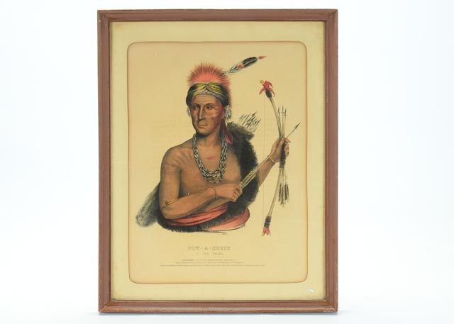"Pow-A-Seek" McKenney & Hall Hand-Tinted Lithograph