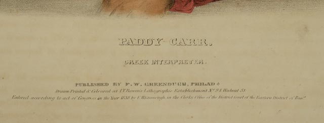"Paddy Carr" McKenney and Hall Hand Tinted Lithograph