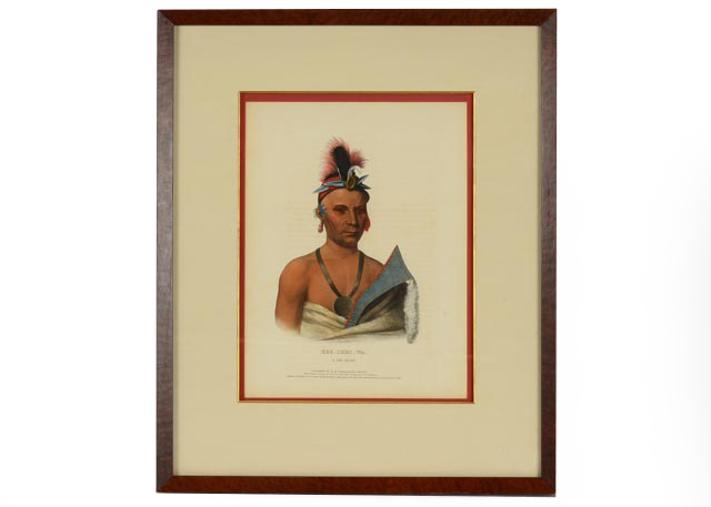Antique McKenney & Hall Hand Colored Lithograph