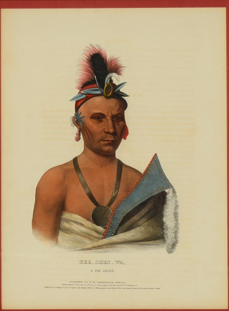 Antique McKenney & Hall Hand Colored Lithograph