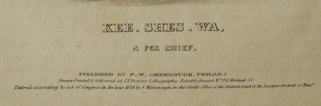 Antique McKenney & Hall Hand Colored Lithograph