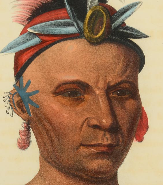 Antique McKenney & Hall Hand Colored Lithograph