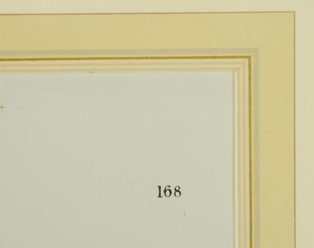 Hand Colored Lithograph Circa 1830