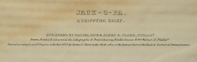 "Jack-O-Pa" McKenney and Hall Hand Tinted Lithograph