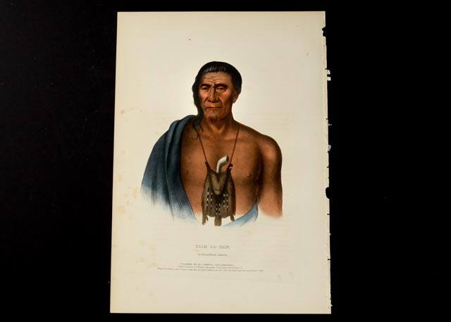 "Tish-Co-Han" McKenney and Hall Hand Tinted Lithograph