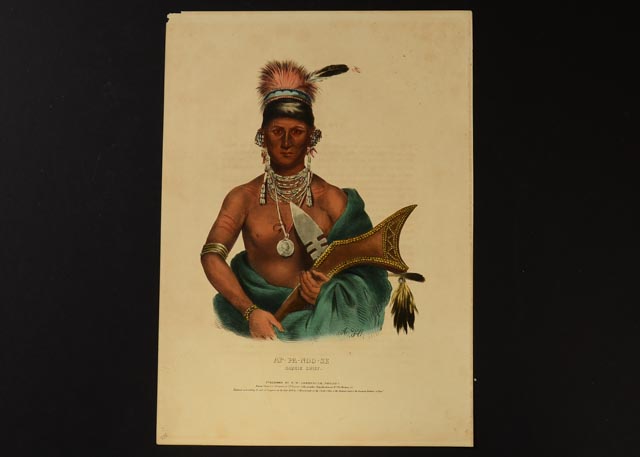 "Ap-Pa-Noo-Se" McKenney & Hall Hand-Tinted Lithograph