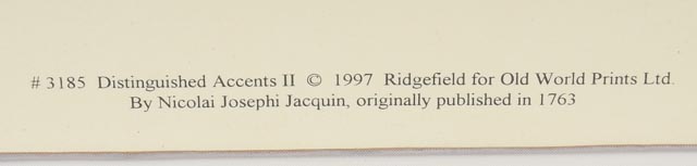 Group of Four Hand Tinted Repro Botanical Prints