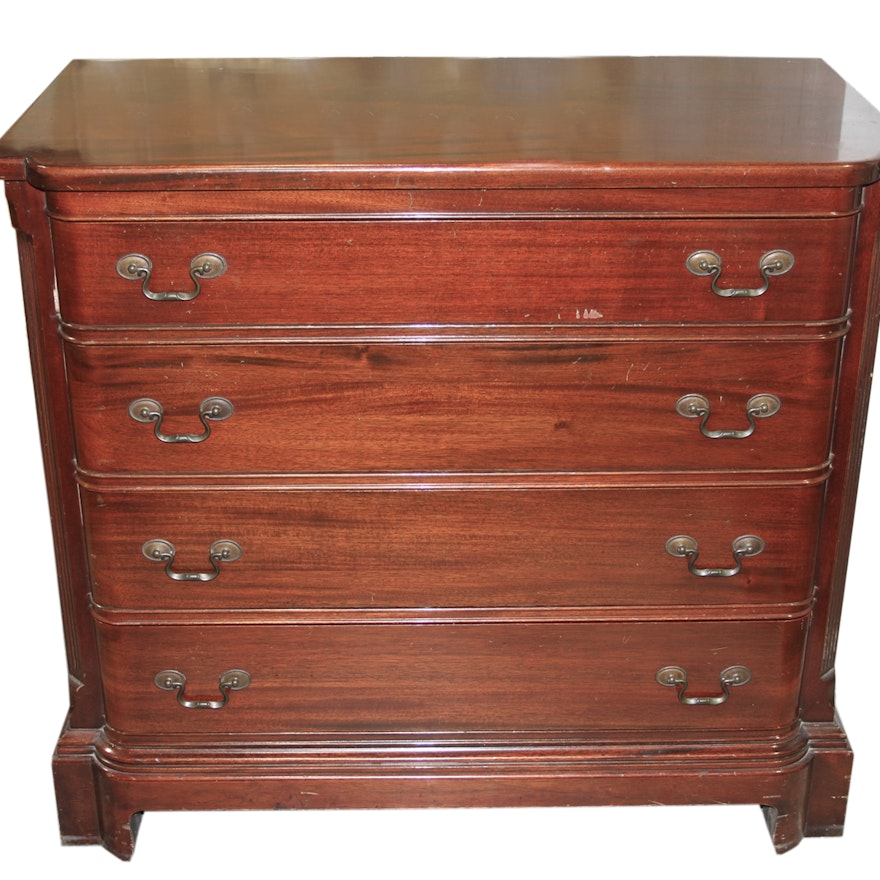 Traditional Style Mahogany Dresser with Original Hardware