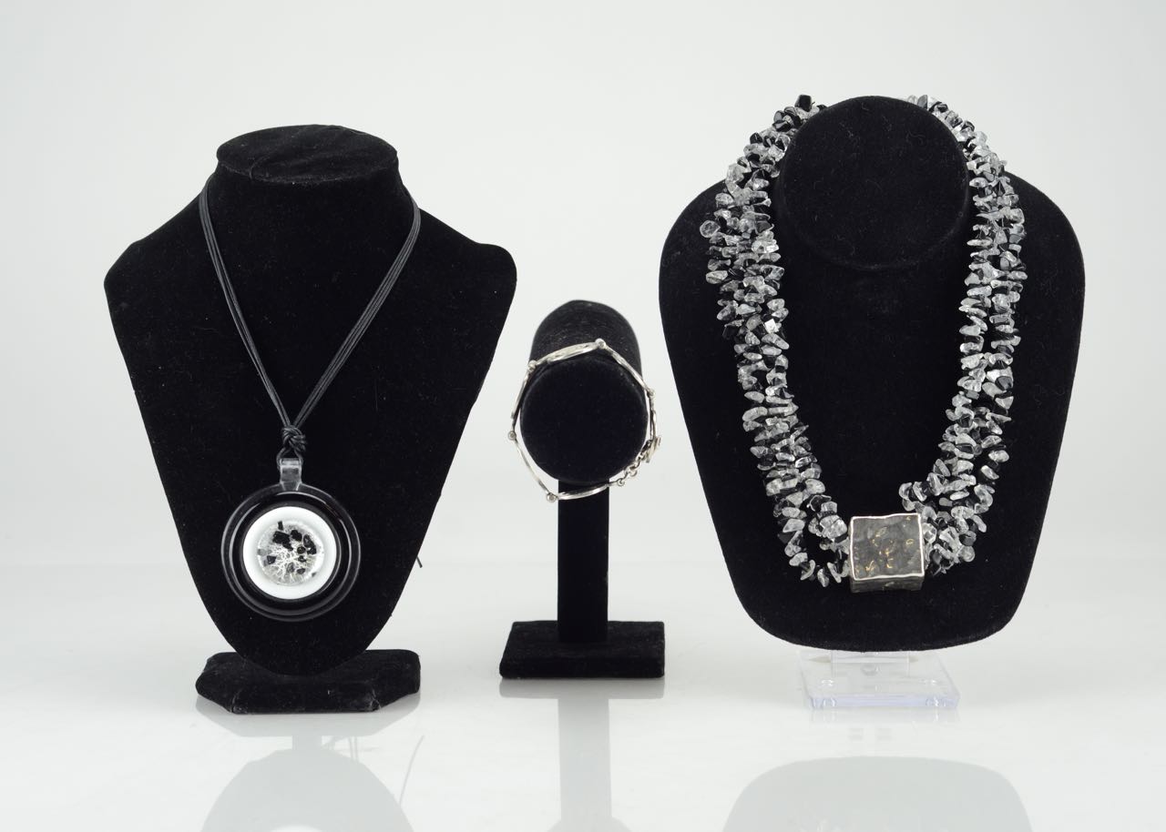 Silver and Black Jewelry Assortment