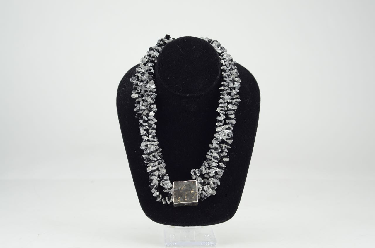 Silver and Black Jewelry Assortment