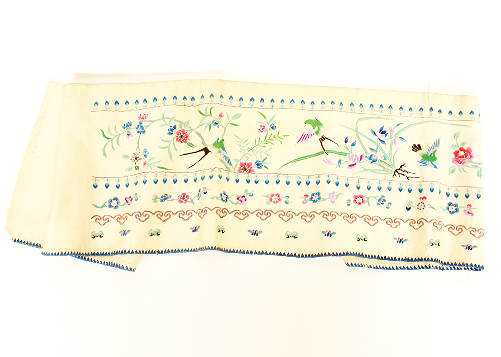 Embroidered Chinese Textiles and Boxes