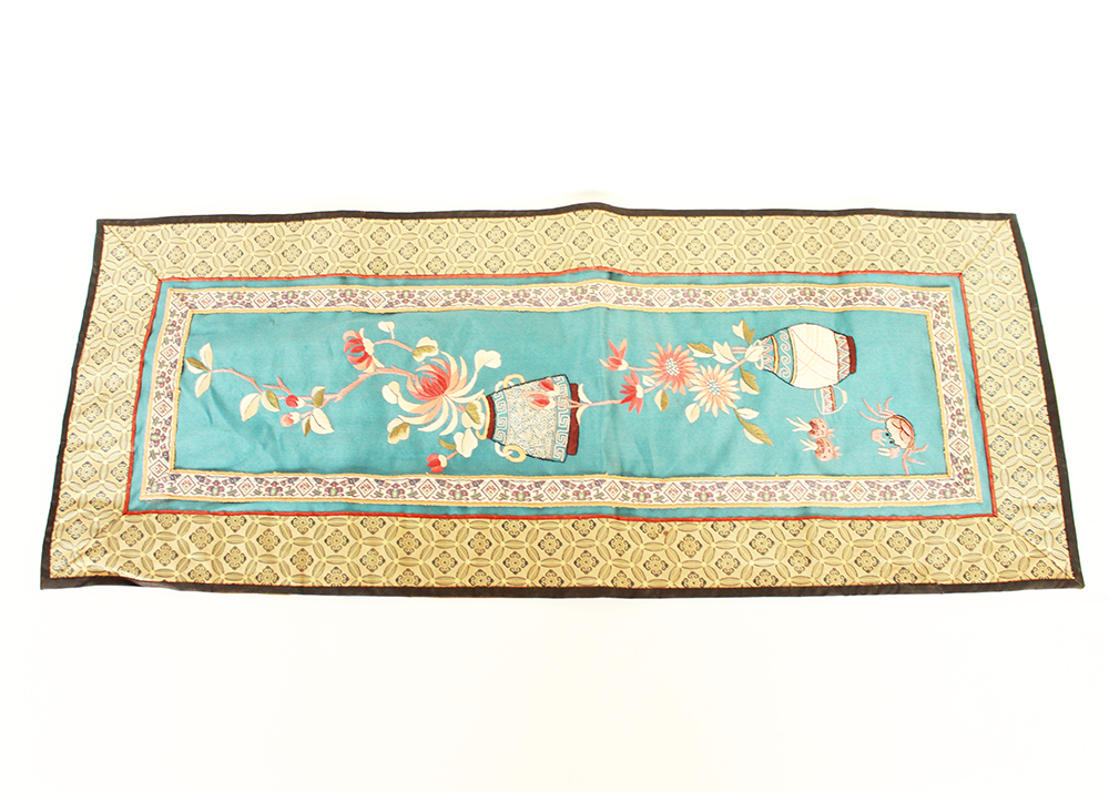 Embroidered Chinese Textiles and Boxes