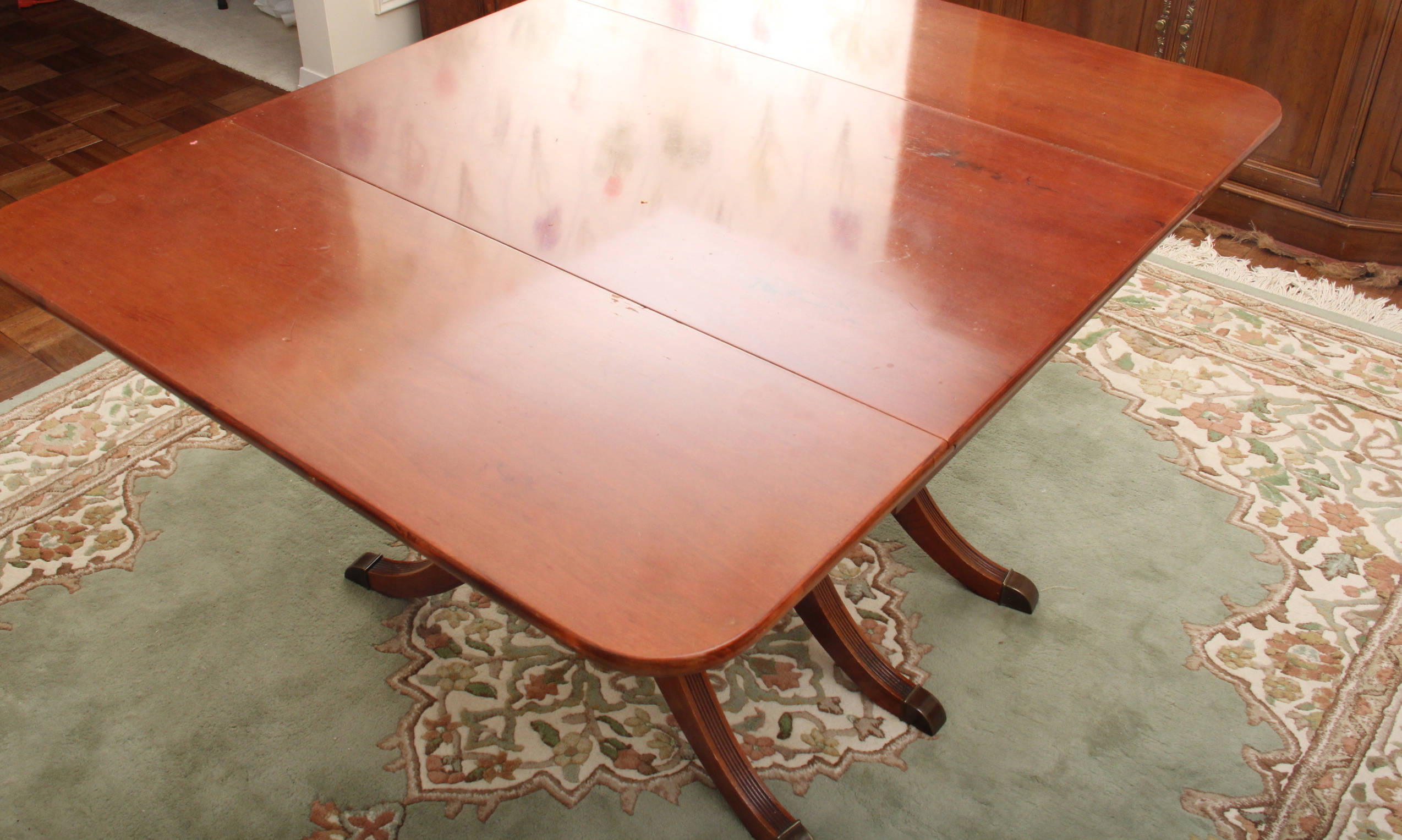 Duncan Phyfe Style Dining Room Table and Chairs