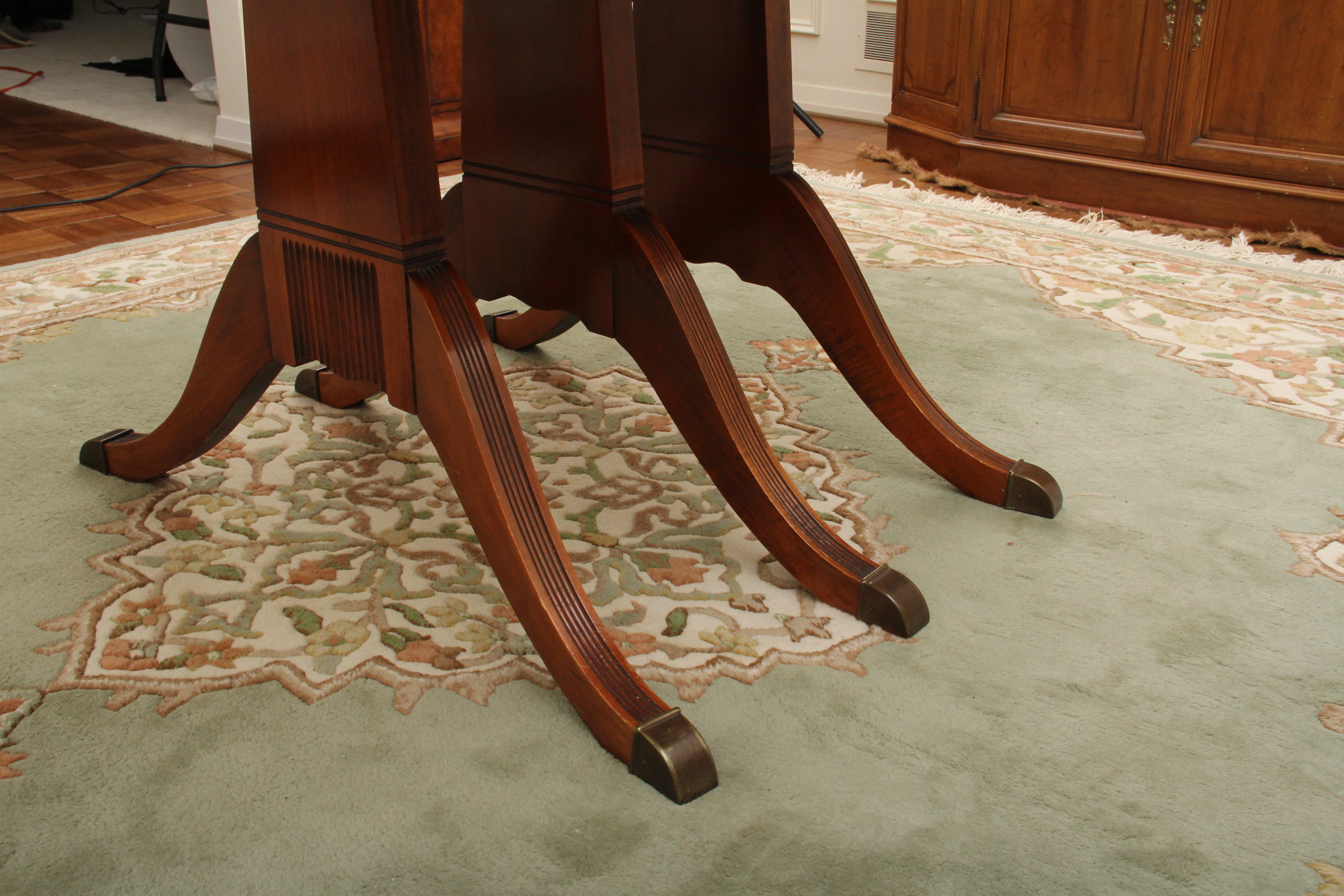 Duncan Phyfe Style Dining Room Table and Chairs