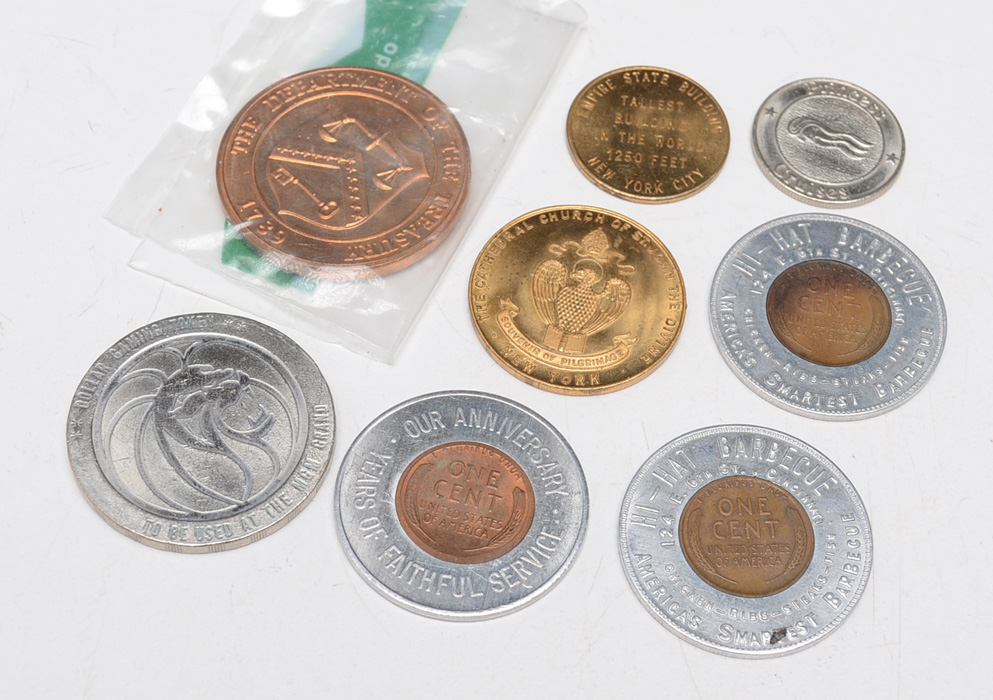 Vintage Souvenir Coins