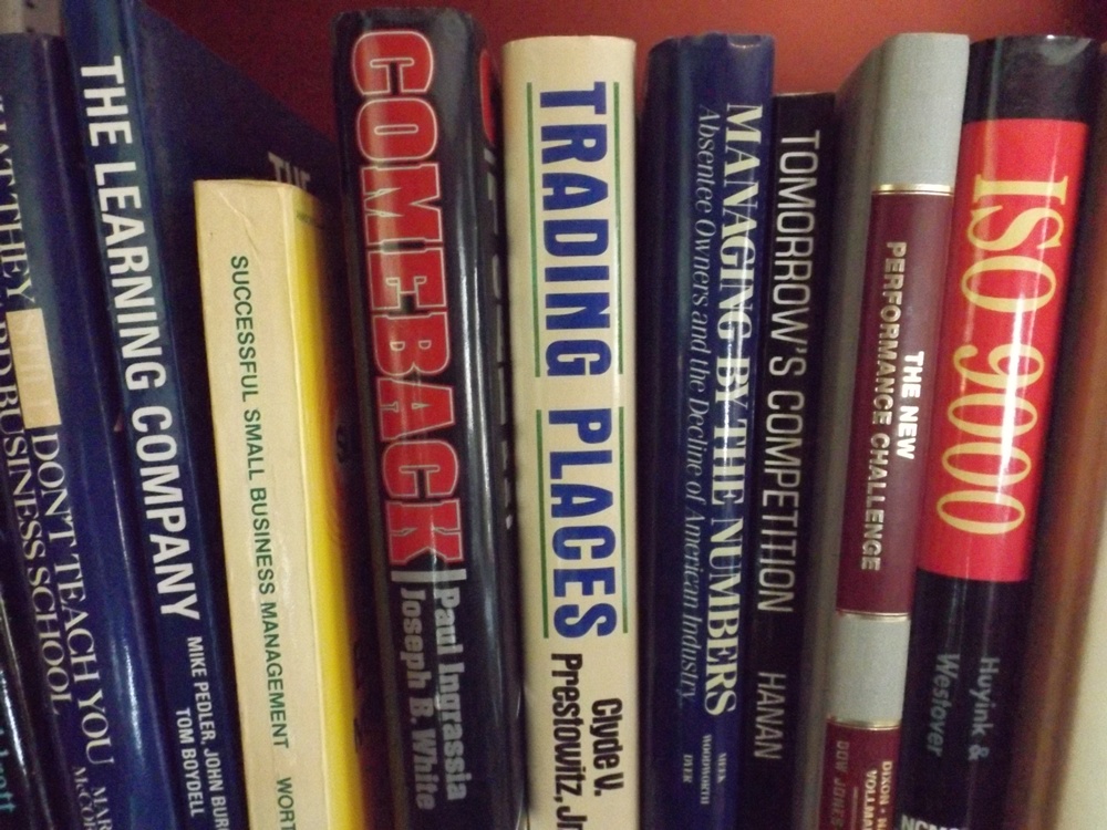 Shelf of Modern Business Books