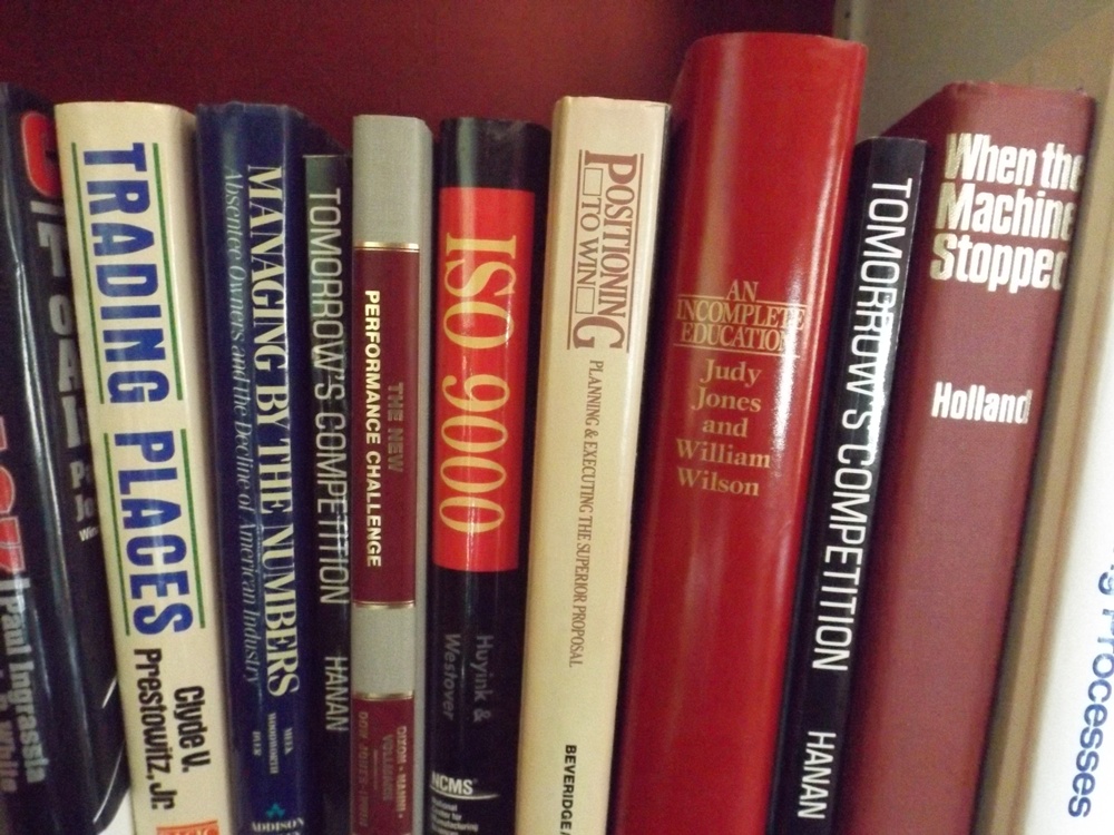 Shelf of Modern Business Books