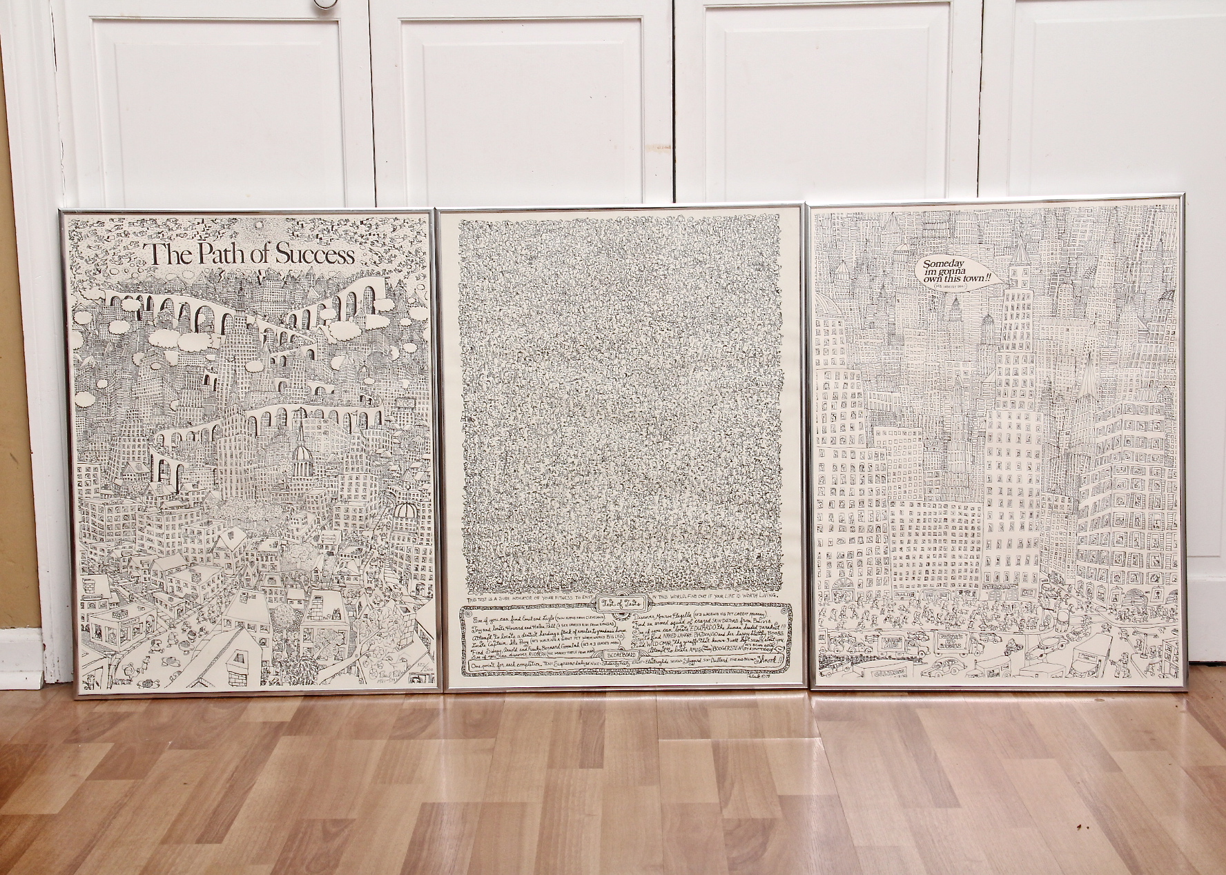 Trio of Paul Palnik Framed Lithographs