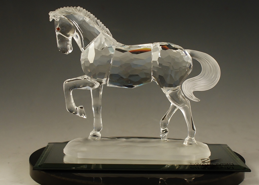 Swarovski Crystal Horse Figurine