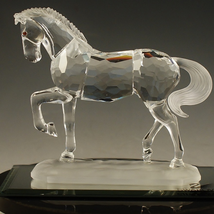 Swarovski Crystal Horse Figurine