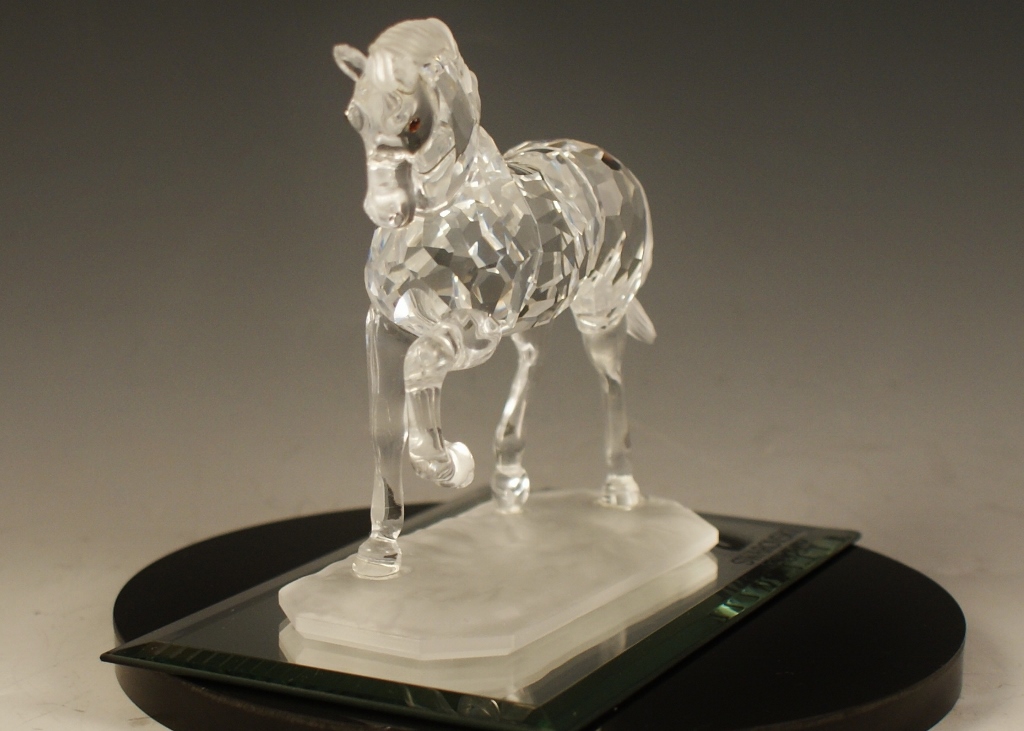 Swarovski Crystal Horse Figurine