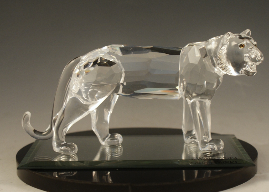 Swarovski Crystal Tiger Figurine