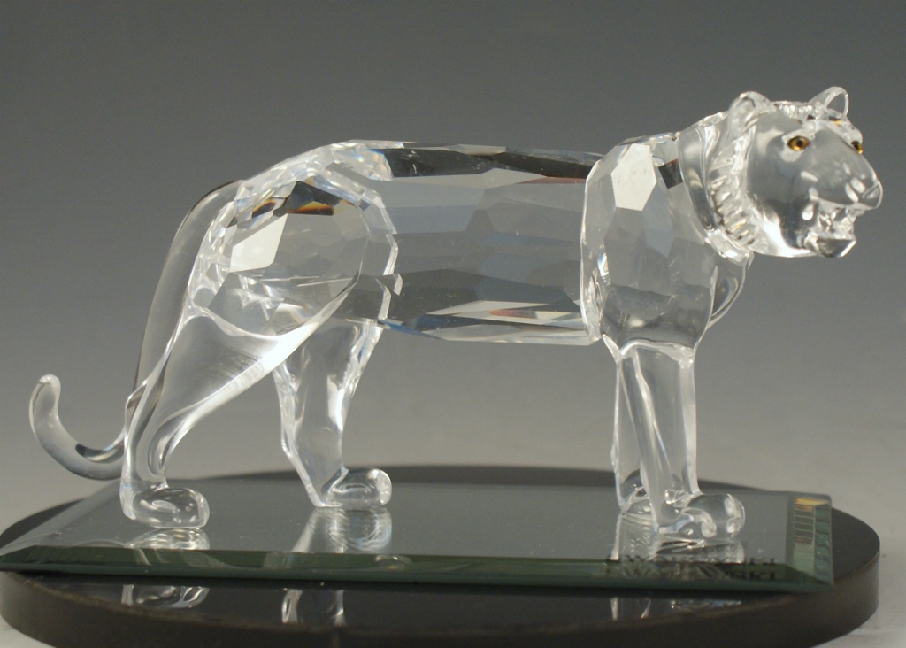 Swarovski Crystal Tiger Figurine