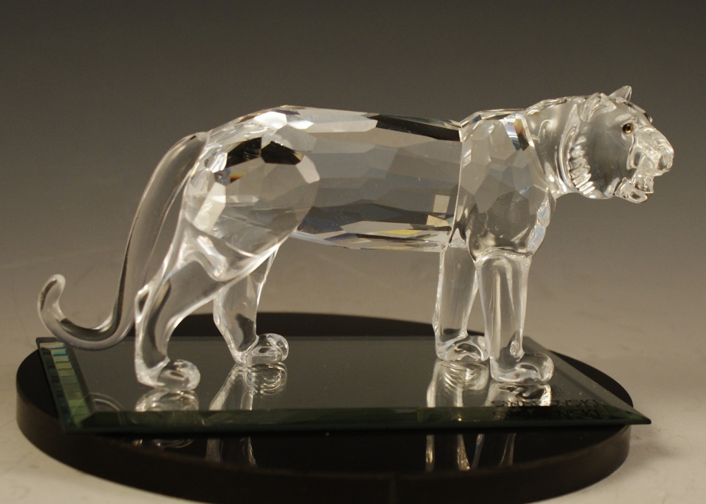 Swarovski Crystal Tiger Figurine