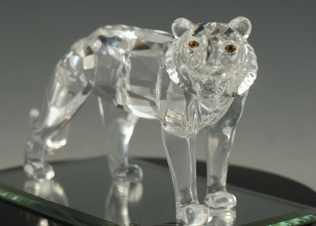 Swarovski Crystal Tiger Figurine
