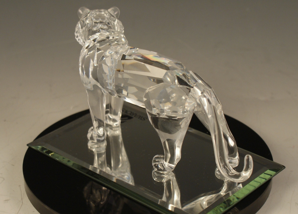 Swarovski Crystal Tiger Figurine