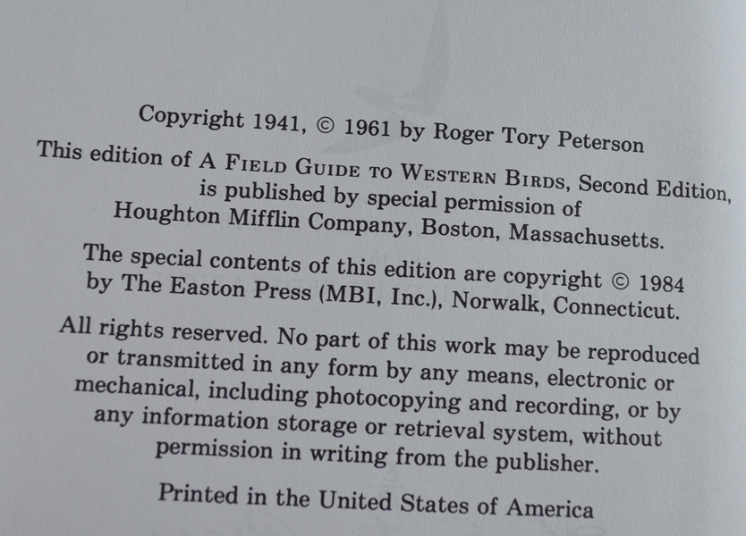 Sixteen Hardcover Roger Tory Peterson Field Guides