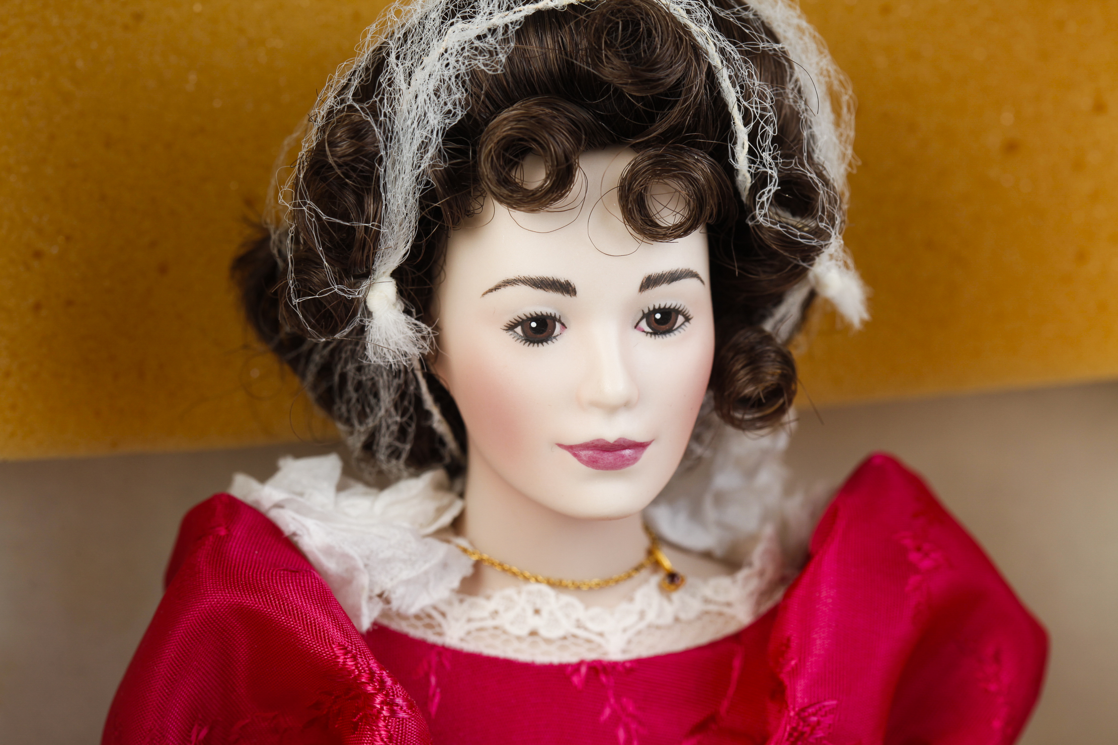 Pair of Franklin Mint Heirloom Dolls