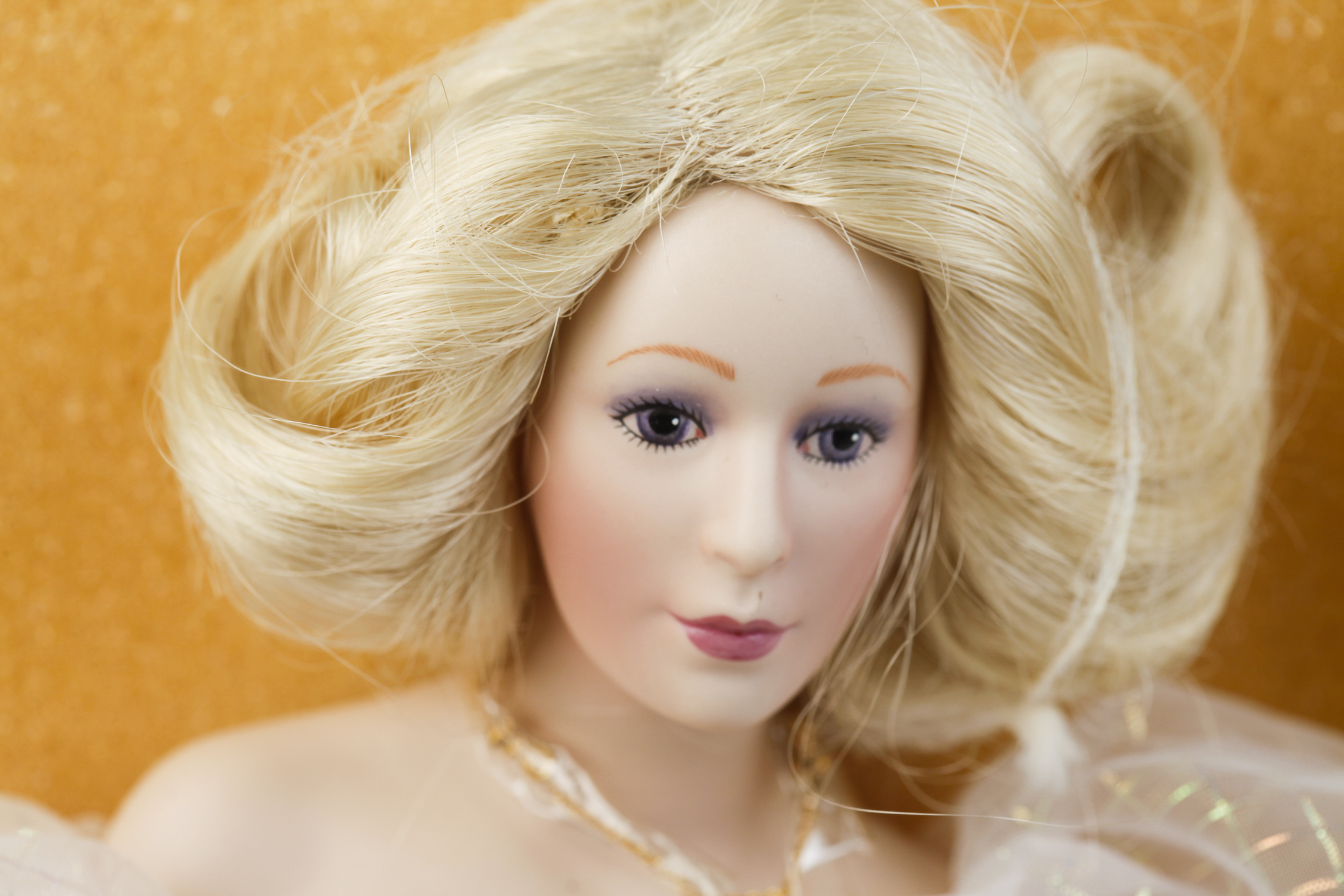 Pair of Franklin Mint Heirloom Dolls