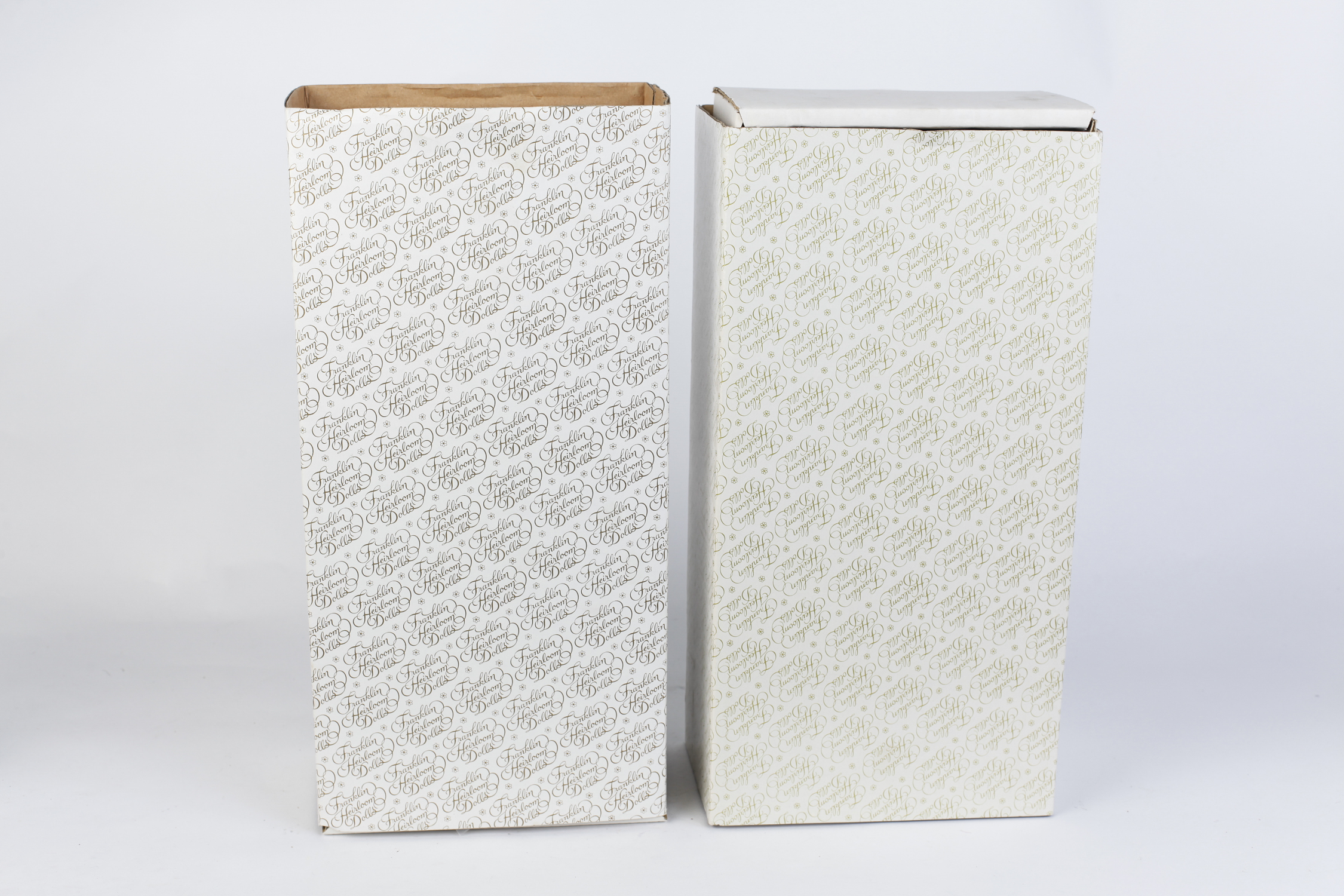 Pair of Franklin Mint Heirloom Dolls