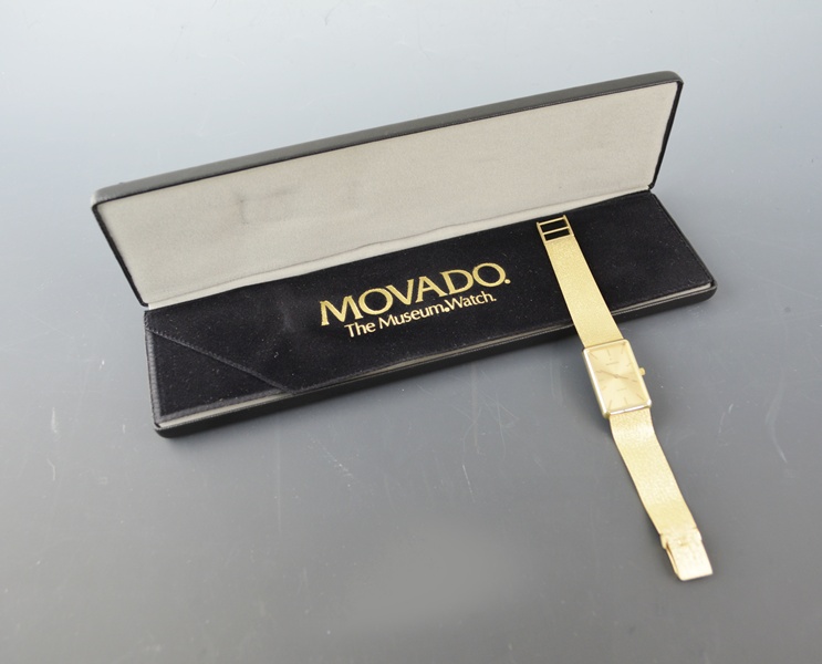 Men's Movado 14K Gold Watch