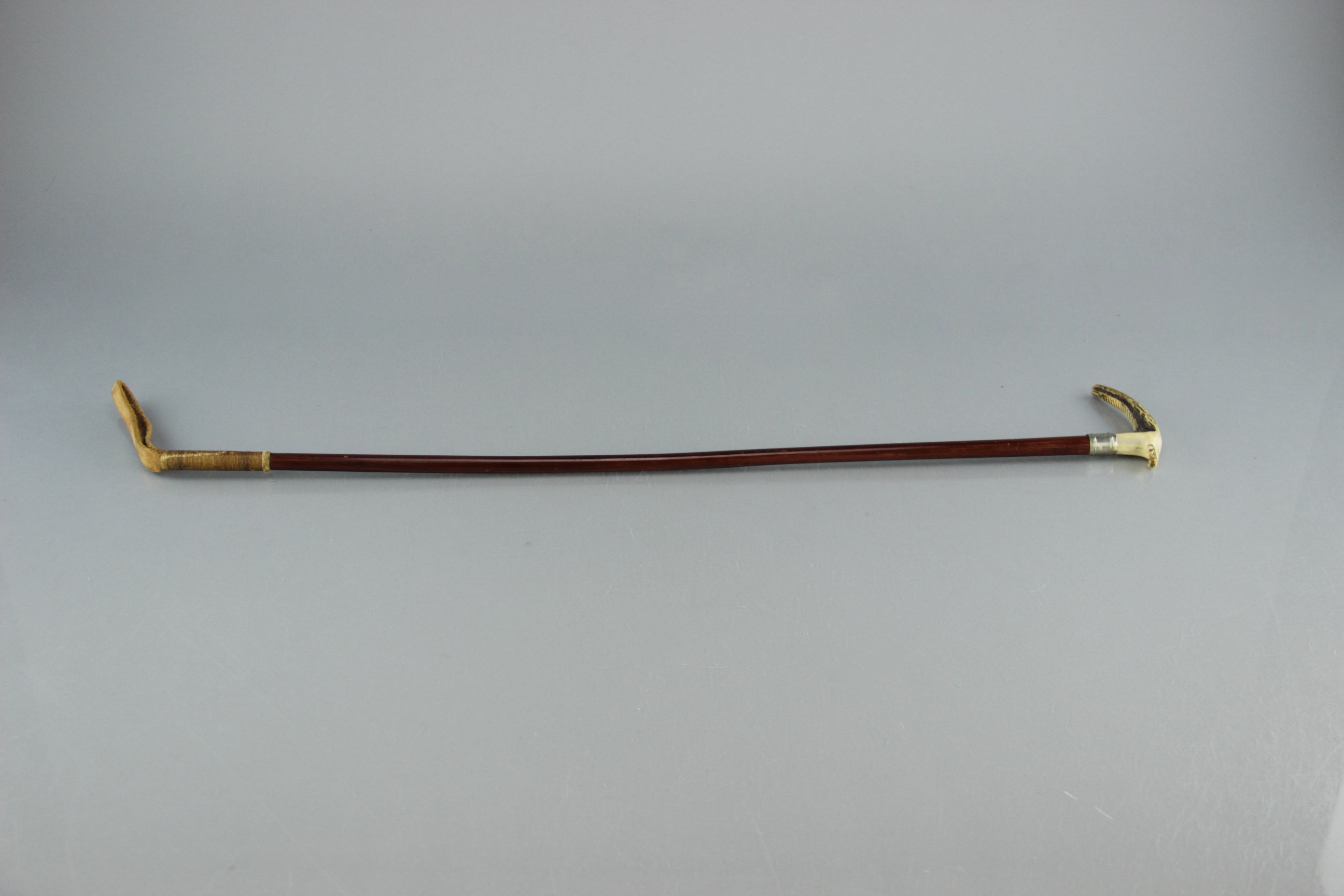 Antique Antler Handled Hunting Whip