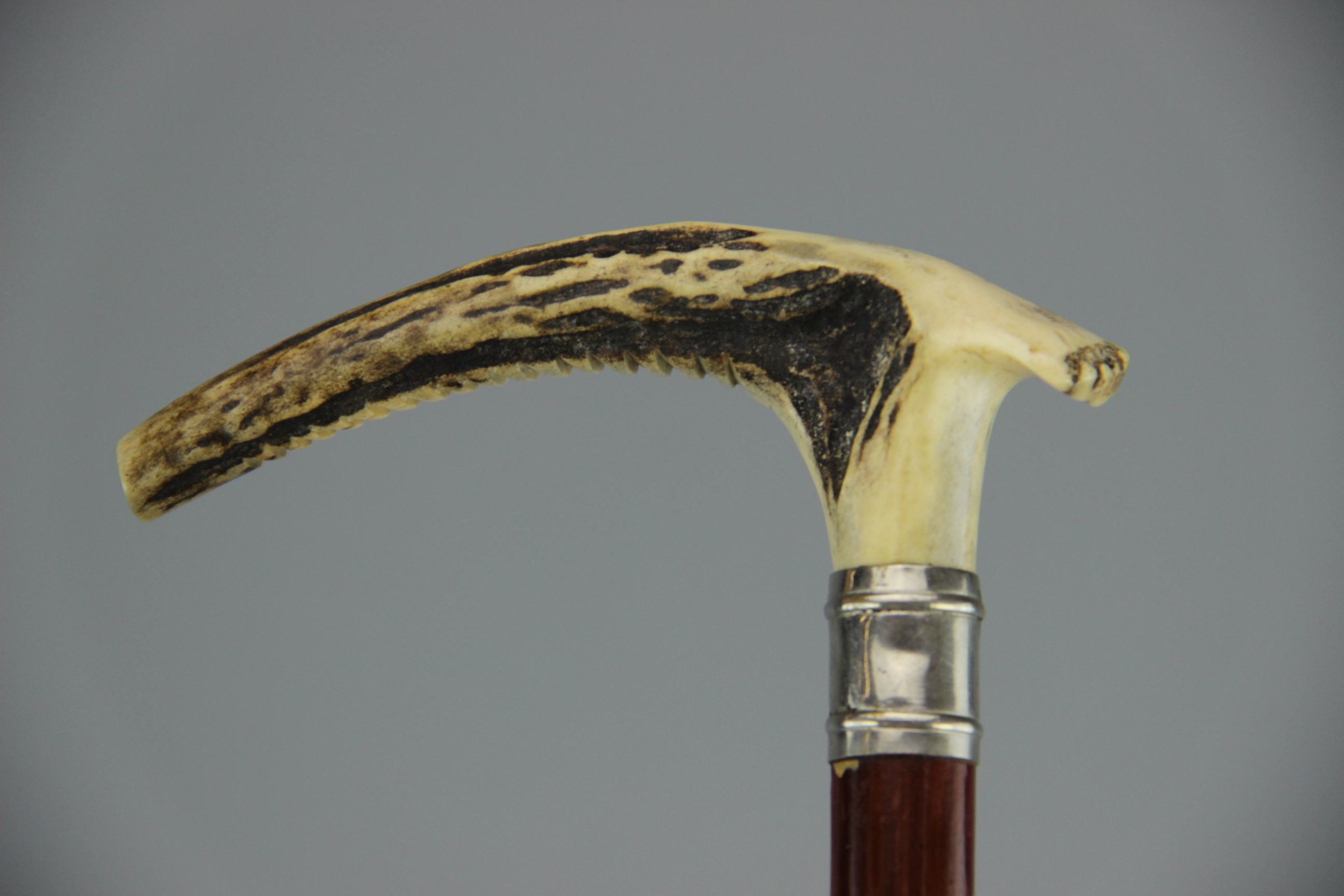 Antique Antler Handled Hunting Whip