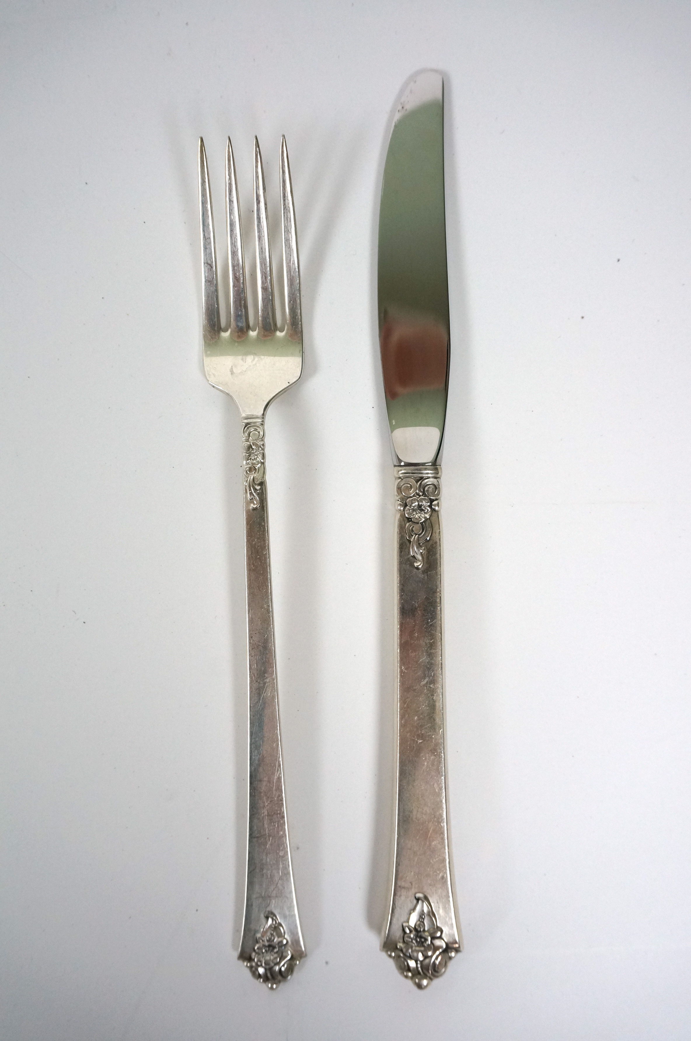 Royal Crest "Castle Rose" Sterling Silver Flatware Set