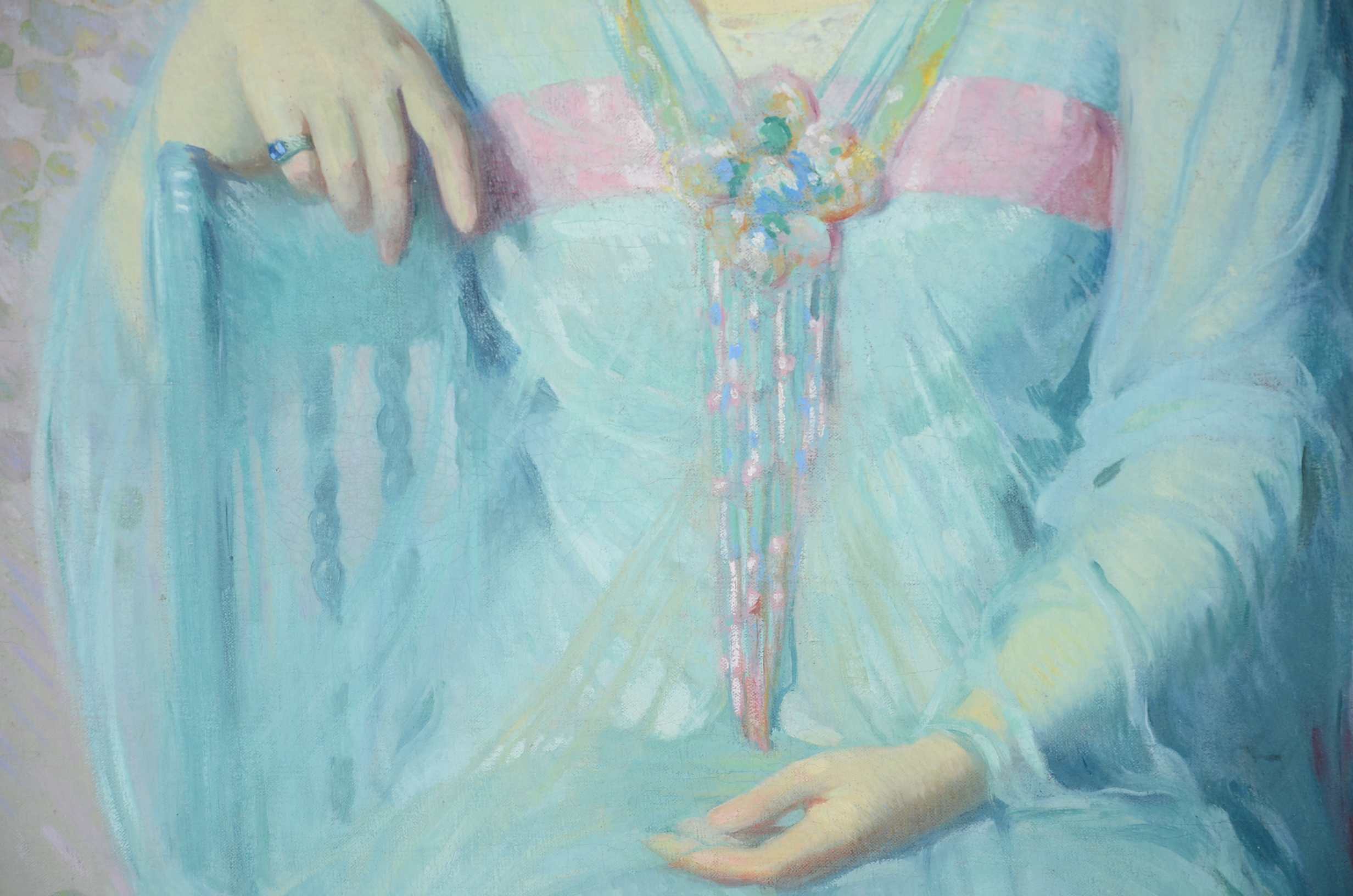 Original Portrait Painting by James R. Hopkins