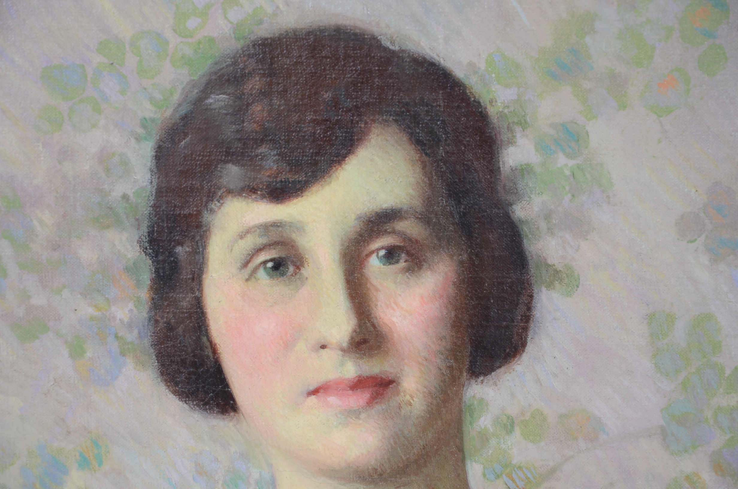 Original Portrait Painting by James R. Hopkins