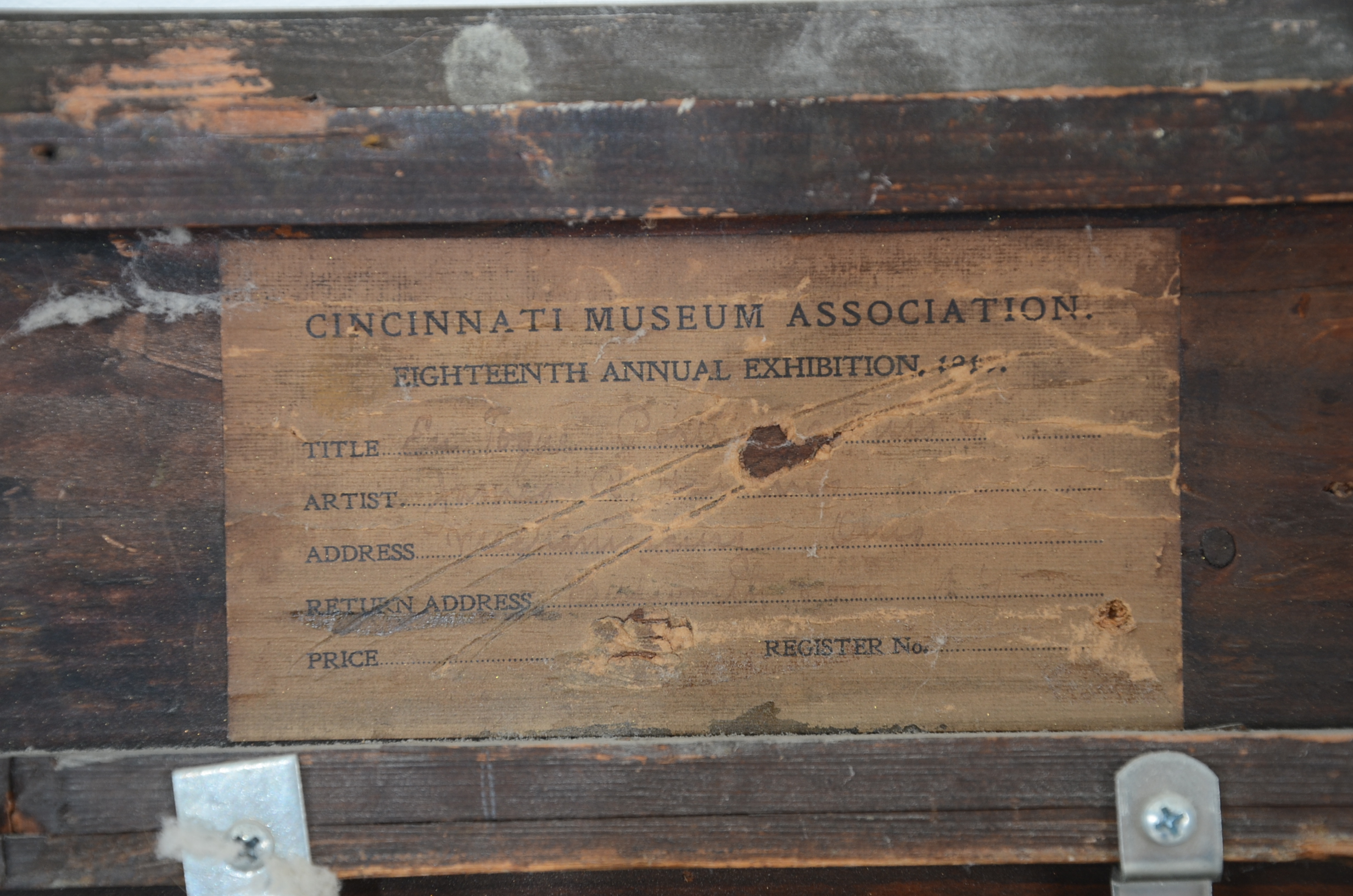 Original Portrait Painting by James R. Hopkins