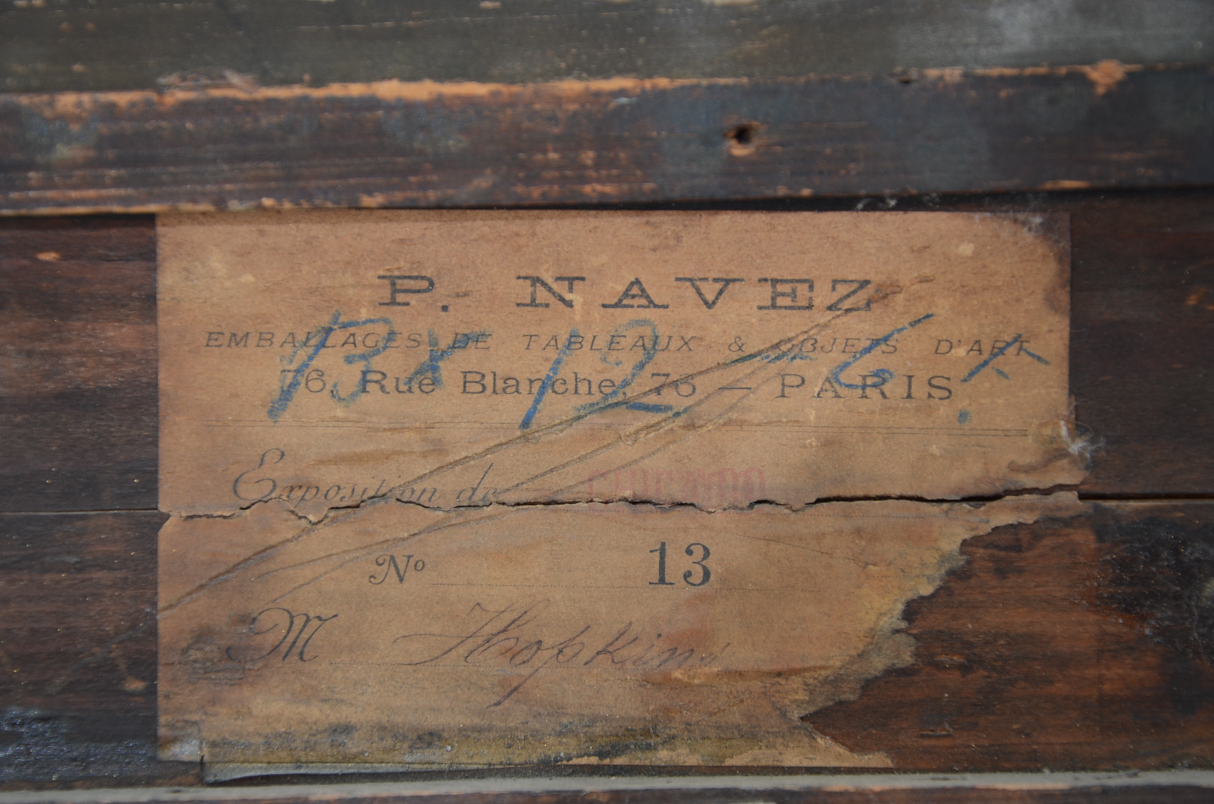 Original Portrait Painting by James R. Hopkins