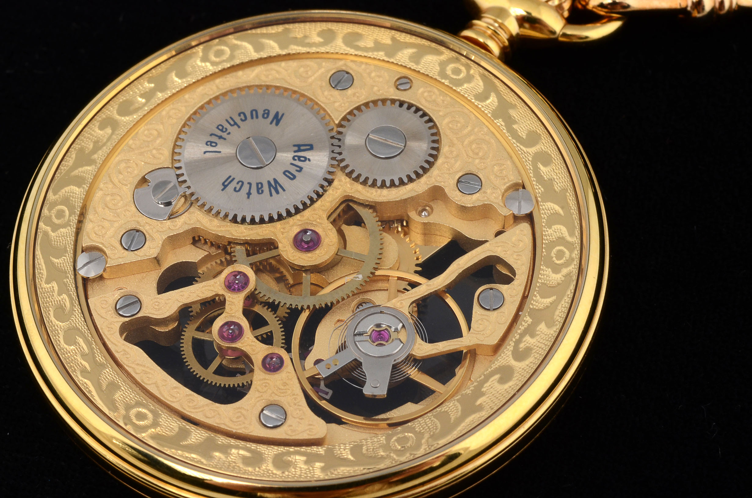 Aero Watch Neuchatel Swiss-Made Pocket Watch