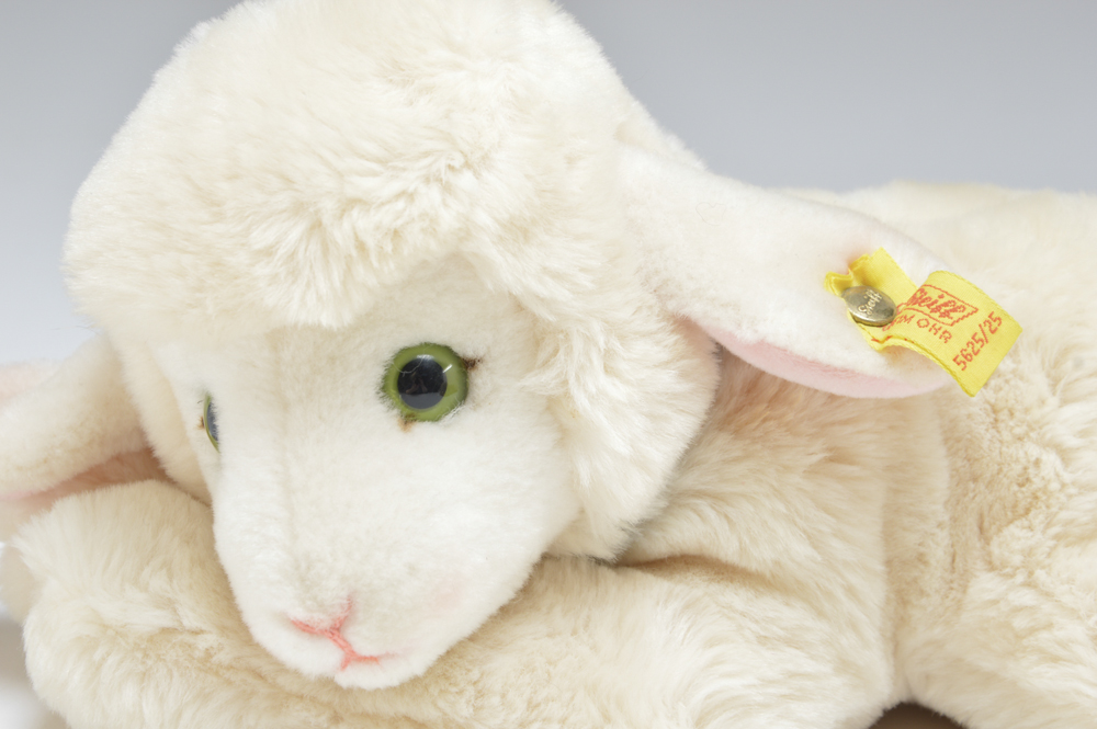 Steiff Plush Bunny and Lamb