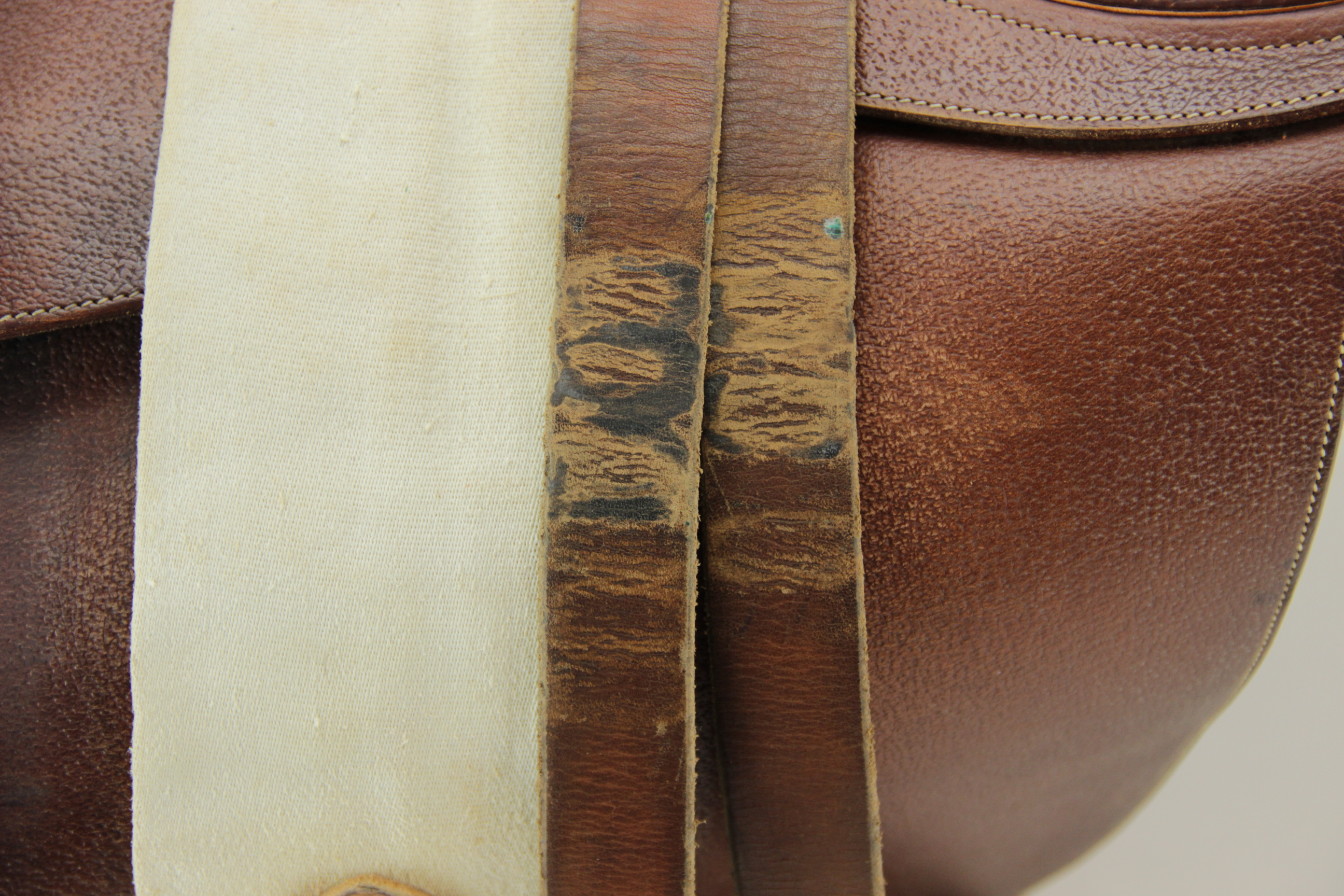 Vintage English Cutback Saddle by J.A. Barnsby & Sons