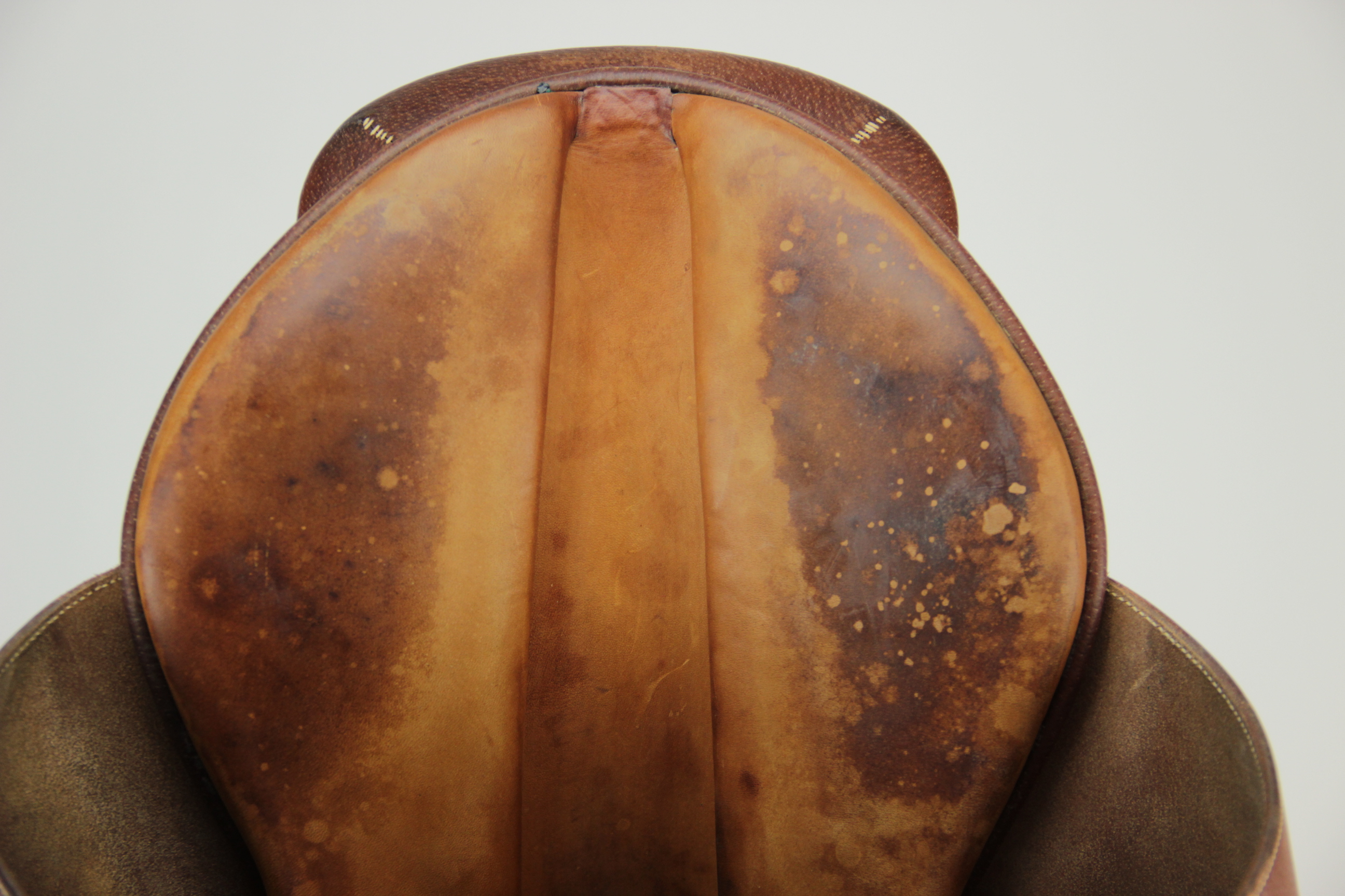 Vintage English Cutback Saddle by J.A. Barnsby & Sons