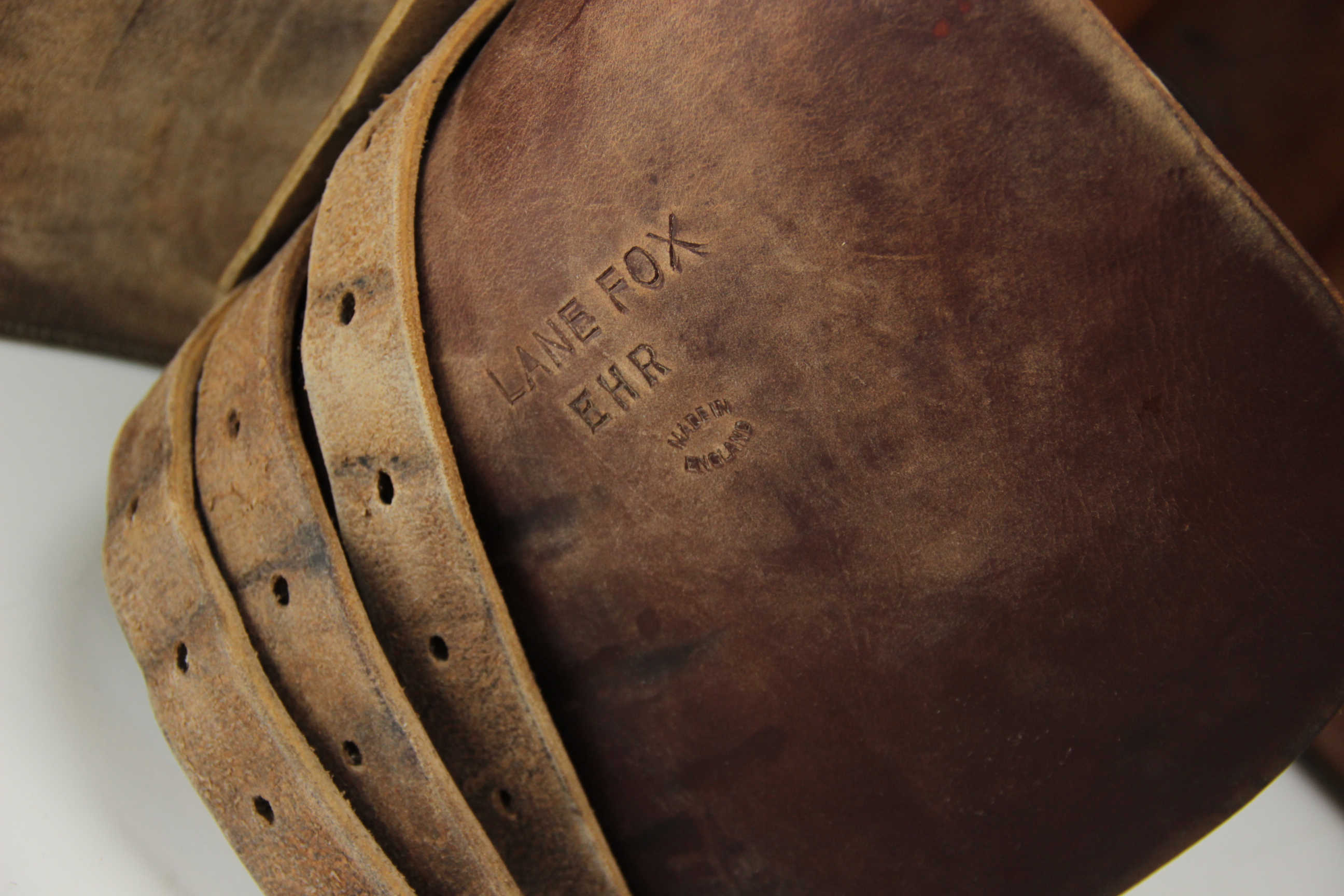 Vintage English Cutback Saddle by J.A. Barnsby & Sons