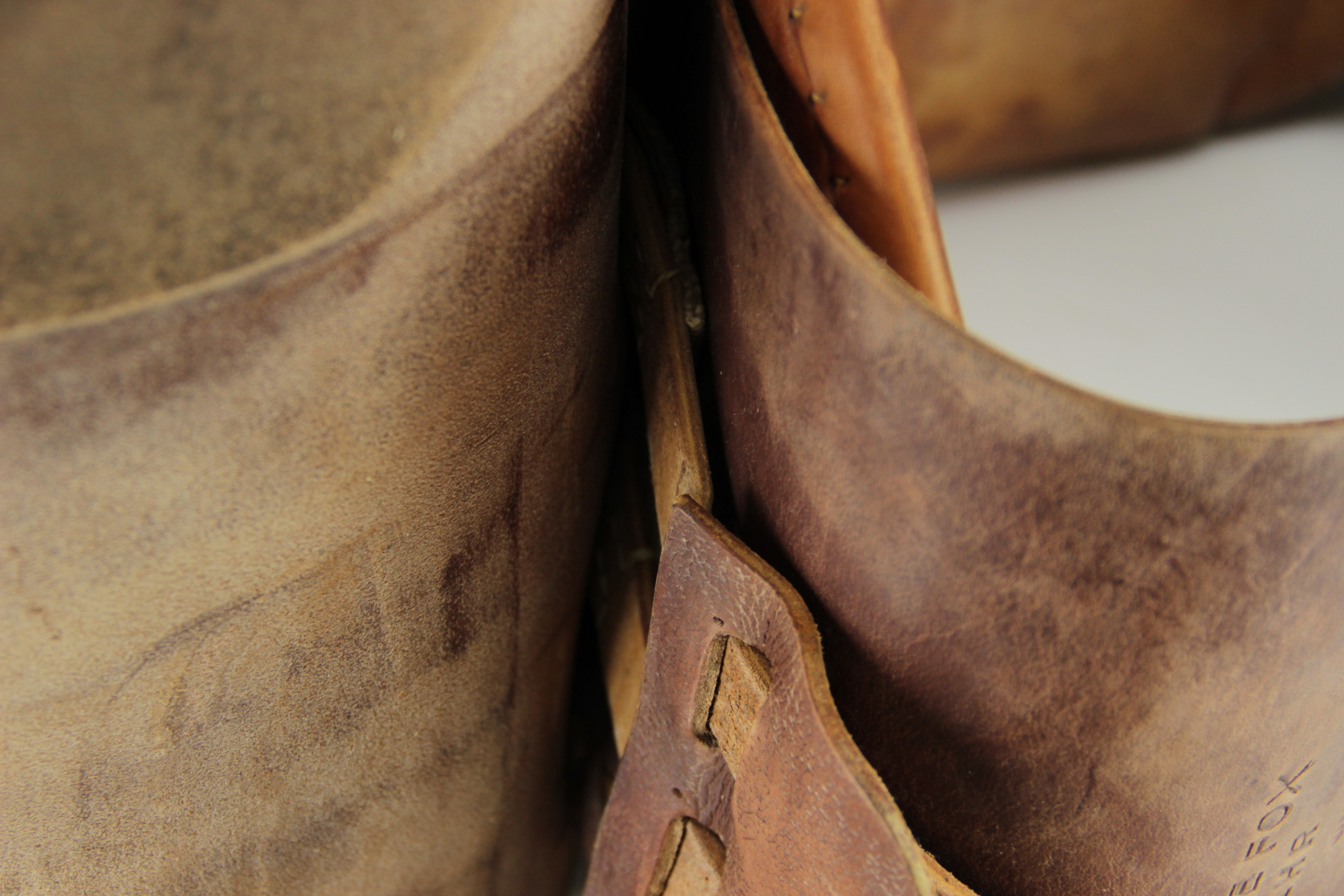 Vintage English Cutback Saddle by J.A. Barnsby & Sons