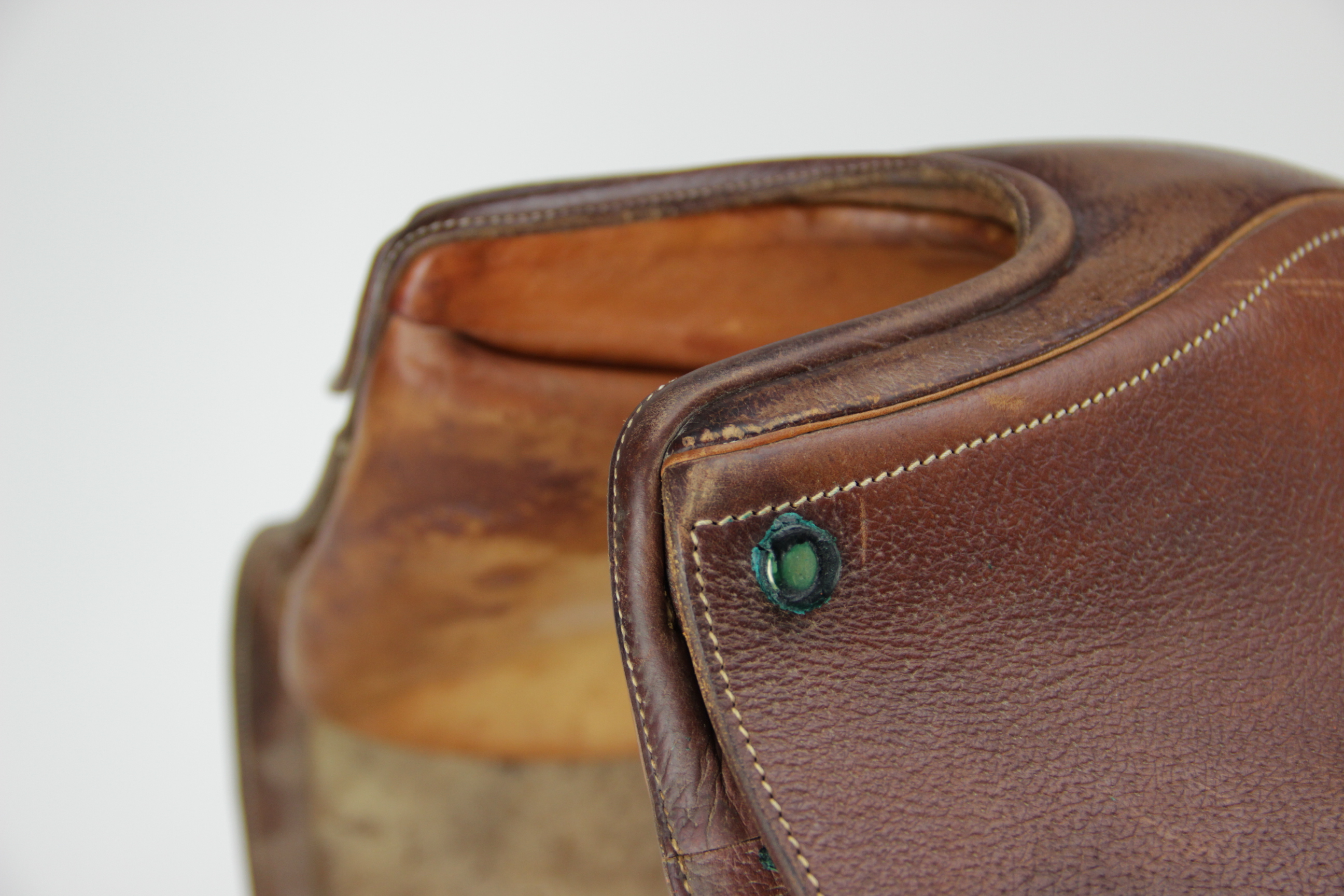 Vintage English Cutback Saddle by J.A. Barnsby & Sons